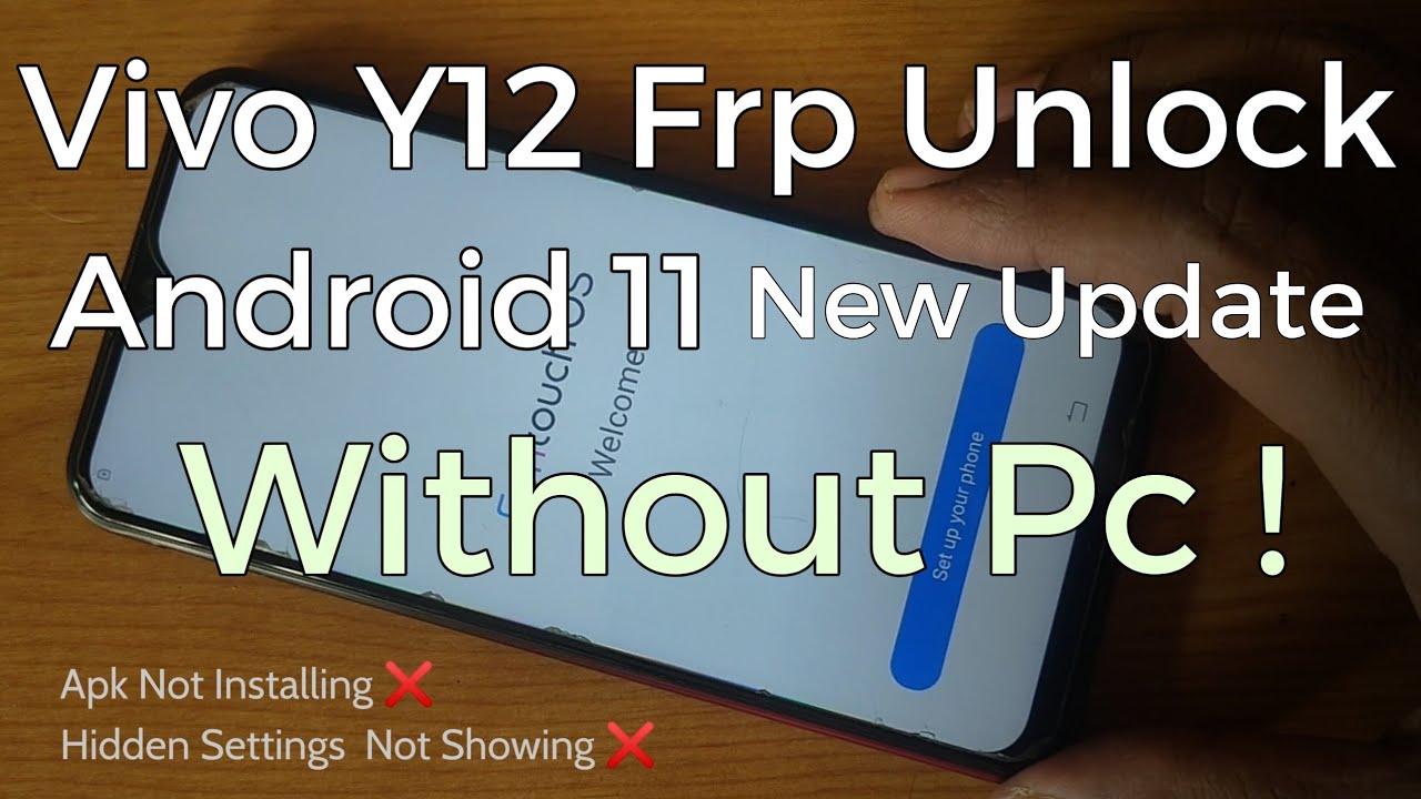 Vivo Y12 Frp Unlock Android 11/ Hidden Settings, Apk Not Vivo Y12 Frp Unlock Android 11/ Hidden Settings, Apk Not