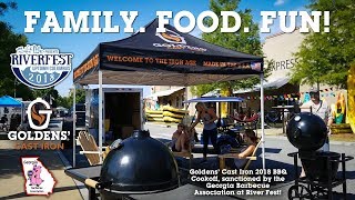 2018 River Fest - Goldens' Cast Iron Cook Off Competition - Kamado Recipes