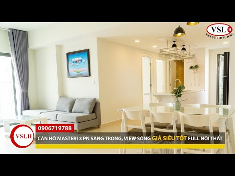 Cho thuê Masteri Thảo Điền 3 phòng ngủ rộng 90 m2, ngập tràn tiện ích |Vạn Sự Lợi House
