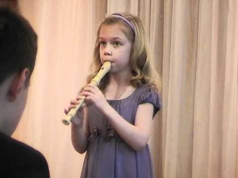 Алиса Суетина. Блок флейта. Вальс Грибоедова.