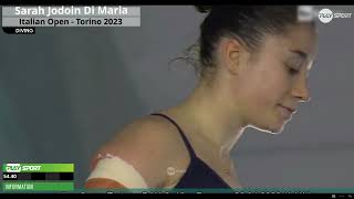 Women's Diving | Sarah Jodoin |  Torino 2023 | 10M Platform Highlight #Diving #Sports #Watersport