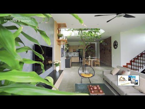 Nhà phố 2 tầng với giếng trời đẹp | Glamorous - 2 story townhouse with beautiful skylight