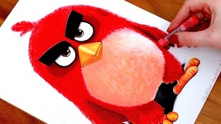 Angry Birds Drawing Red