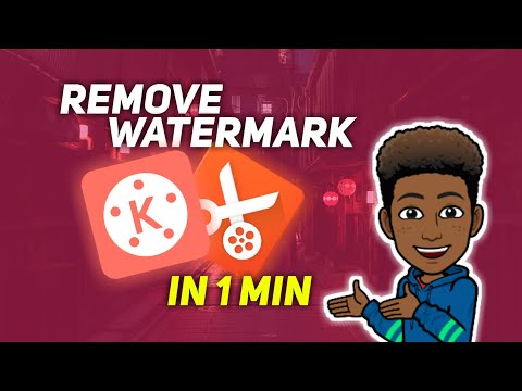 How to remove the watermark in #kinemaster in 1 minute!