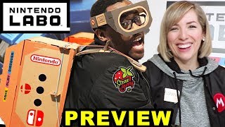 NINTENDO LABO HANDS ON PREVIEW feat. Strawburry17 - Black Nerd
