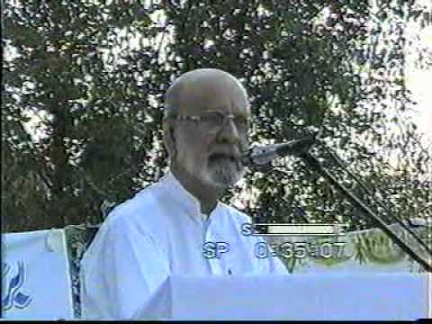 The veteran Baloch sardar Attaullah Mengal Addressing in Khuzdar...