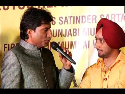 Raju Srivastav Attends Launch of Satinder Sartaajs New Album
