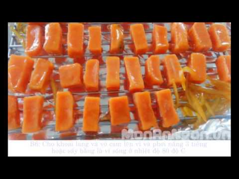 Cách làm mứt khoai lang ngày tết