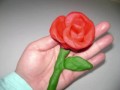 Como hacer una rosa de masilla senci