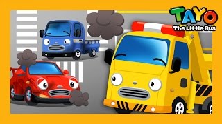 Toto the Tow Truck l Job Game #6 l Learn Street Vehicles l Tayo the Little Bus