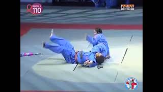 Girl Does A Beautiful Flying Headscissor Takedown