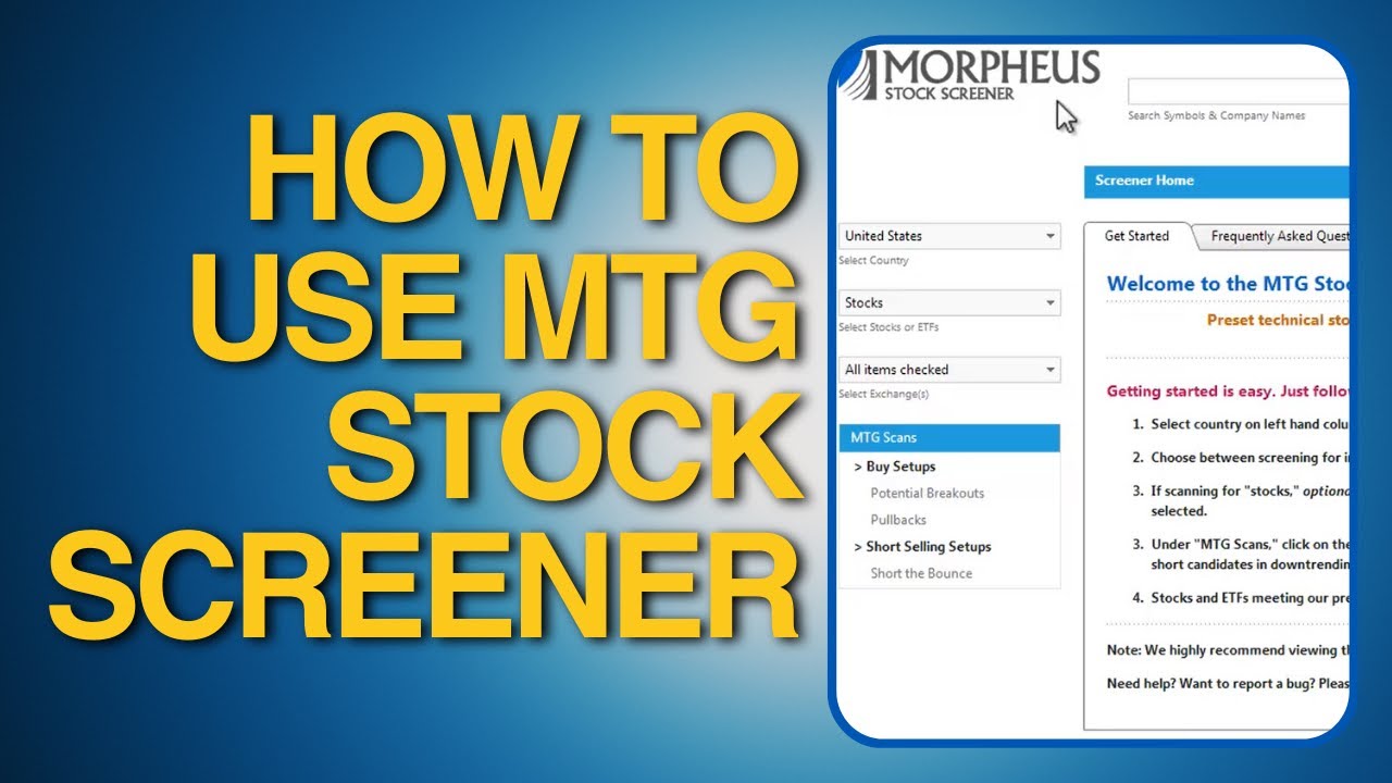 Best stock option screener