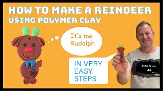 How to make a Reindeer using Polymer Clay Video