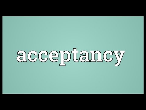 Header of acceptancy