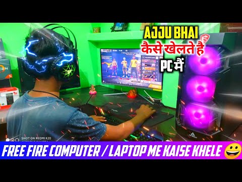HOW TO PLAY FREE FIRE PC / LAPTOP - Like B2k Ajju - Play Free Fire On PC Keyboard + Mouse #freefire