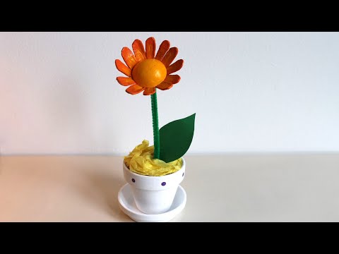 Bricolage fête des mères: Fleur - YouTube Bricolage fête des mères: Fleur - YouTube