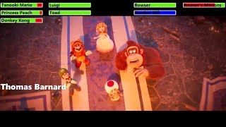 The Super Mario Bros. Movie 2023 Final Battle With Healthbars 24