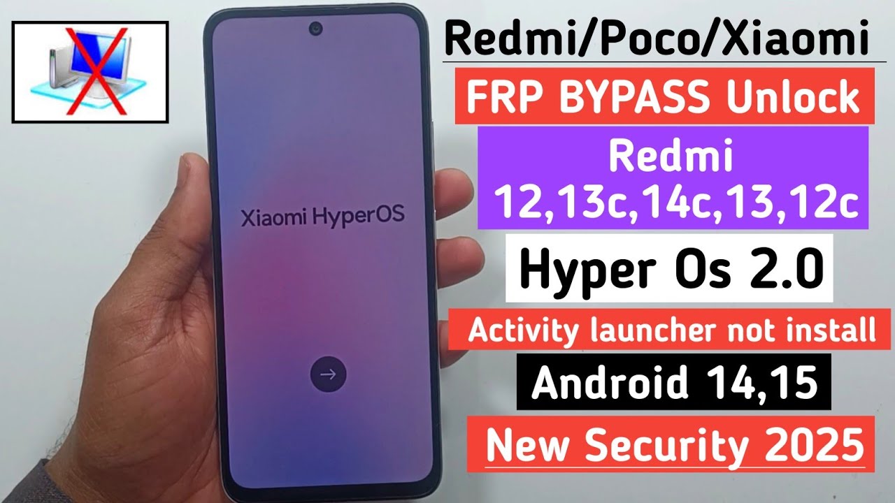 All Redmi/Poco/Xiaomi HyperOS 2.0 Frp Bypass 2025 | All Redmi/Poco/Xiaomi HyperOS 2.0 Frp Bypass 2025 |