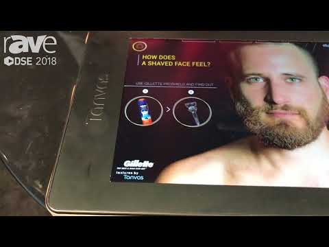 DSE 2018: Tanvas Shows Off Touchscreen With Interactive Ad For Retail Spaces