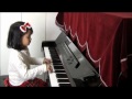 ありがとう いきものがかり 8 year old playing Arigato on the piano