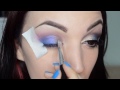 Makeup Tutorial oro e blu con la Duochrome di Neve Cosmetics