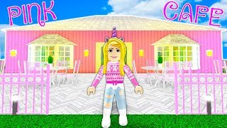 Building An All Pink Cafe In Bloxburg Roblox