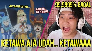 KETAWA AJA DAH, IMAN GW LEMAH - TRY NOT TO LAUGH Anime crack #6