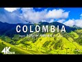 FLYING OVER COLOMBIA (4K UHD) - Relaxing Music Along With Beautiful Nature Videos - 4K Video UltraHD