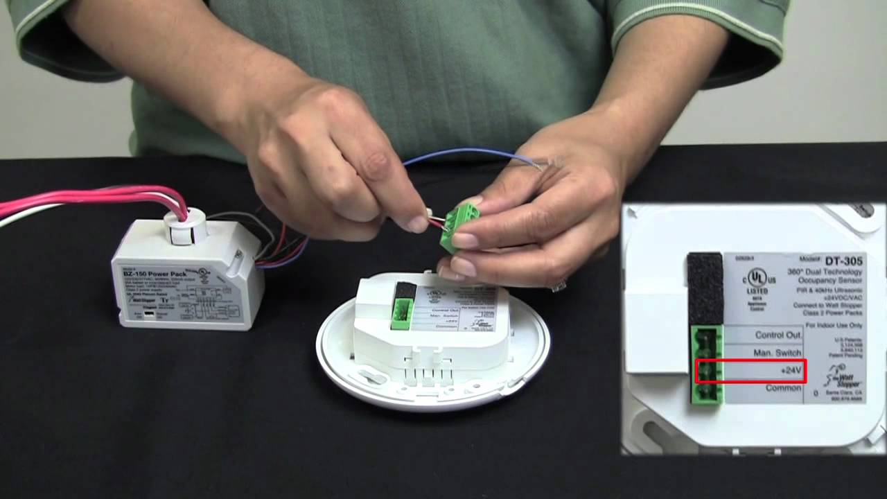 WattStopper: How to: Wiring a DT-305 Dual Technology Ceiling Sensor