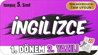 5.Sınıf İngilizce 1.Dönem 2.Yazılıya Hazırlık