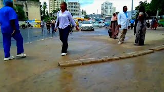 Here Are The Activities Taking Place Outside The Muhimbili National Hospital