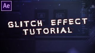 After Effects Cc How To Make A Glitch Effect - Tutorial