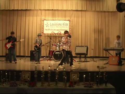 The Rowdy Rough Boys competed in a local LA Kids competiton with their rendition of "Hard to Handle" by the Black Crowes. They won their category and are 