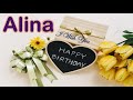 Alina Happy  Birthday | Aleena Birthday Cake | Alina Birthday WhatsApp Status 2023