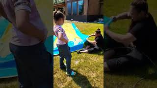 How To Set-Up Slip N Slide Summer Activity