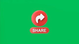 Green Screen Share Button Animated | 4K | Global Kreators