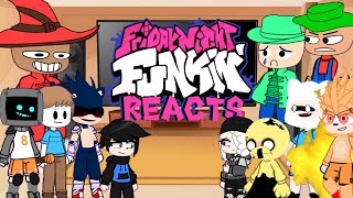 Friday Night Funkin' Mod Characters Reacts | Part 21 | Moonlight Cactus |