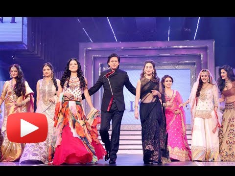 Shah Rukh Khan Walks The Ramp With Yash Chopras Nine Heroines...