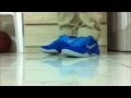 Nike Kobe 8 SYSTEM "Blue Lights" on Feet