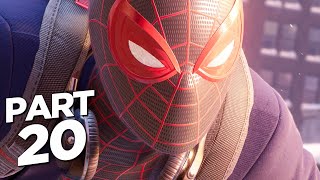SPIDER-MAN MILES MORALES PS5 Walkthrough Gameplay Part 20 - VISIONS ACADEMY SUIT