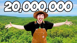 Посадил 20,000,000 Деревьев, Мой Самый Большой Проект!