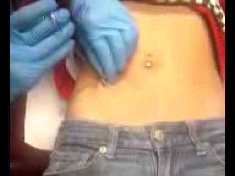 hip piercing video. onyx hip piercing pt 1