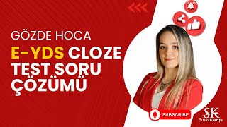 E-Yds Cloze Test Soru Çözümü Gözde Hoca