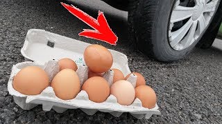Experiment: Car Vs Eggs