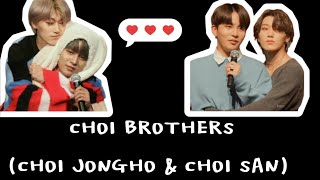CHOI BROTHERS (CHOI JONGHO & CHOI SAN) #jongho #san #ateez #atinys @babybearjong