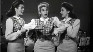 Watch Andrews Sisters Straighten Up And Fly Right video