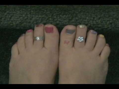 You can even add a faux tattoo and toe rings for summer fun and glamor