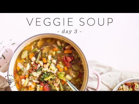 VIDEO : quick & healthy vegetable soup 🐝 day 3 - buzybeez it's day 3 and we've got a heartybuzybeez it's day 3 and we've got a heartyvegetable soupto get healthy and lean! tuesdays will now be soup days! subscribe ...