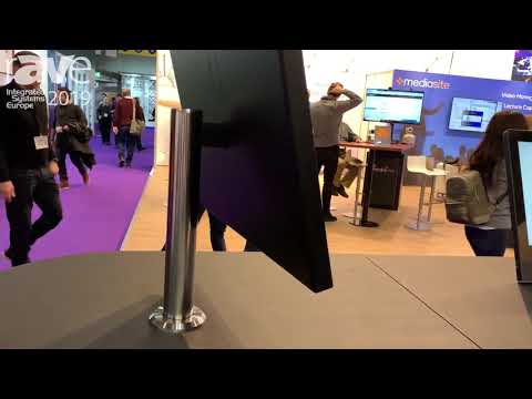 ISE 2019: Arthur Holm Demos a Motorized Dynamic Reception Monitor for Guest Check-In, Greeting Desks