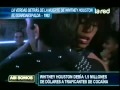 Esta es la última imagen mostrada por la prensa de Whitney Houston